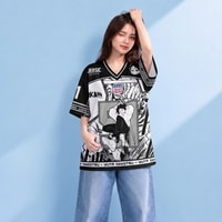 JERSIC - Jersey Anime Putih Jujutsu Kaisen Yuta Okotsu 51 Oversize Streetwear Dry Fit Unisex