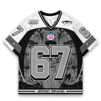 JERSIC - Jersey Anime Hitam Jujutsu Kaisen Ryomen Sukuna 67 Oversize Streetwear Dry Fit Unisex