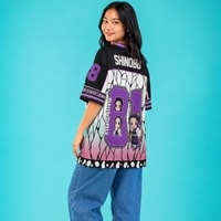 JERSIC - Jersey Anime Ungu Demon Slayer Shinobu 81 Oversize Streetwear Dry Fit Unisex