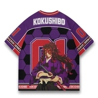 JERSIC - Jersey Anime Ungu Demon Slayer Kokhusibo 01 Oversize Streetwear Dry Fit Unisex