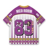 JERSIC - Jersey Anime Ungu One Piece Nico Robin 83 Oversize Streetwear Dry Fit Unisex
