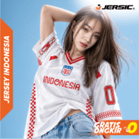 JERSIC - Jersey Indonesia Series Putih Indonesia 80 Oversize Streetwear Dry Fit Unisex