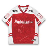 JERSIC - Jersey Indonesia Series Merah Unity In Diversity 08 Oversize Streetwear Dry Fit Unisex