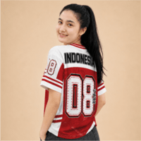 JERSIC - Jersey Indonesia Series Merah Unity In Diversity 08 Oversize Streetwear Dry Fit Unisex