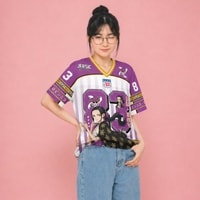 JERSIC - Jersey Anime Ungu One Piece Nico Robin 83 Oversize Streetwear Dry Fit Unisex