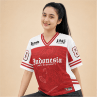 JERSIC - Jersey Indonesia Series Merah Unity In Diversity 08 Oversize Streetwear Dry Fit Unisex