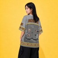 JERSIC - Jersey Anime Abu Demon Slayer Inosuke 86 Oversize Streetwear Dry Fit Unisex