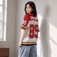 JERSIC - Jersey Anime Merah Demon Slayer Tanjiro 85 Oversize Streetwear Dry Fit Unisex
