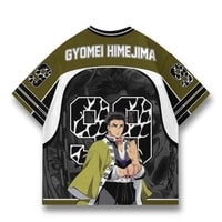 JERSIC - Jersey Anime Hijau Army Demon Slayer Gyomei Himejima 99 Oversize Streetwear Dry Fit Unisex