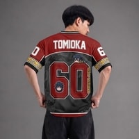 JERSIC - Jersey Anime Maroon Demon Slayer Tomioka 60 Oversize Streetwear Dry Fit Unisex