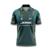 JERSIC - Jersey Series Crew Motor Team Racing Hijau Sportwear Oversize Streetwear Dry Fit Unisex