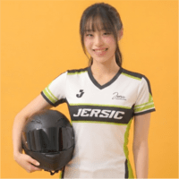 JERSIC - Jersey Series Crew Motor Team Racing Putih Sportwear Oversize Streetwear Dry Fit Unisex
