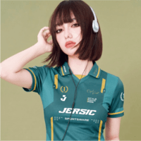 JERSIC - Jersey Series Crew Motor Team Racing Hijau Sportwear Oversize Streetwear Dry Fit Unisex