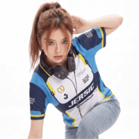 JERSIC - Jersey Series Crew Motor Team Racing Navy Sportwear Oversize Streetwear Dry Fit Unisex