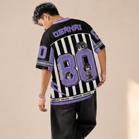 JERSIC - Jersey Anime Ungu Demon Slayer Obanai 80 Oversize Streetwear Dry Fit Unisex