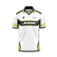 JERSIC - Jersey Series Crew Motor Team Racing Putih Sportwear Oversize Streetwear Dry Fit Unisex