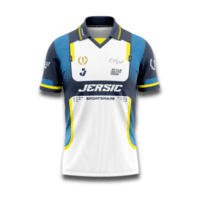 JERSIC - Jersey Series Crew Motor Team Racing Navy Sportwear Oversize Streetwear Dry Fit Unisex