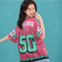 JERSIC - Jersey Anime Pink Dandadan Momo Ayase 50 Oversize Streetwear Dry Fit Unisex