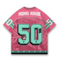 JERSIC - Jersey Anime Pink Dandadan Momo Ayase 50 Oversize Streetwear Dry Fit Unisex