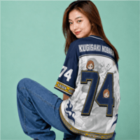 JERSIC - Jersey Anime Navy Jujutsu Kaisen Nobara 74 Oversize Streetwear Dry Fit Unisex
