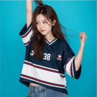 JERSIC - Jersey Basic Navy Number Series 38 Oversize Streetwear Dry Fit Unisex