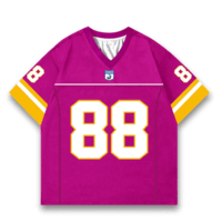 JERSIC - Jersey Basic Pink Number Series 88 Oversize Streetwear Dry Fit Unisex