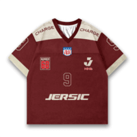 JERSIC - Jersey Basic Maroon Number Series 9 Oversize Streetwear Dry Fit Unisex