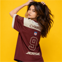 JERSIC - Jersey Basic Maroon Number Series 9 Oversize Streetwear Dry Fit Unisex
