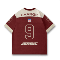 JERSIC - Jersey Basic Maroon Number Series 9 Oversize Streetwear Dry Fit Unisex