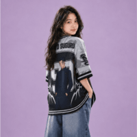 JERSIC - Jersey Anime Hitam Jujutsu Kaisen Geto 59 Oversize Streetwear Dry Fit Unisex