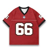 JERSIC - Jersey Basic Maroon Number Series 66 Oversize Streetwear Dry Fit Unisex