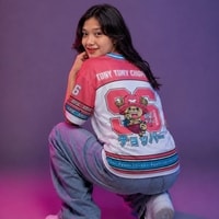 JERSIC - Jersey Anime Merah Muda One Piece Chopper 86 Oversize Streetwear Dry Fit Unisex