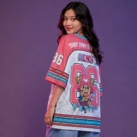 JERSIC - Jersey Anime Merah Muda One Piece Chopper 86 Oversize Streetwear Dry Fit Unisex