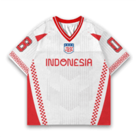 JERSIC - Jersey Indonesia Series Putih Indonesia 80 Oversize Streetwear Dry Fit Unisex