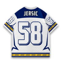 JERSIC - Jersey Basic Putih Number Series 58 Oversize Streetwear Dry Fit Unisex