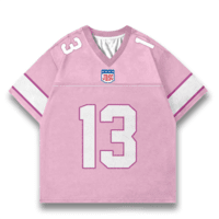 JERSIC - Jersey Basic Pink Number Series 13 Oversize Streetwear Dry Fit Unisex
