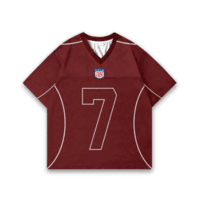JERSIC - Jersey Basic Maroon Number Series 7 Oversize Streetwear Dry Fit Unisex