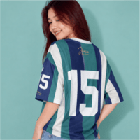 JERSIC - Jersey Basic Hijau Tosca Number Series 15 Oversize Streetwear Dry Fit Unisex