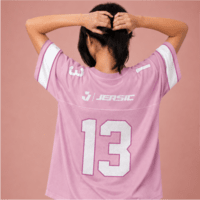 JERSIC - Jersey Basic Pink Number Series 13 Oversize Streetwear Dry Fit Unisex
