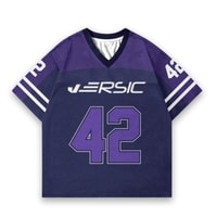 JERSIC - Jersey Basic Ungu Number Series 42 Oversize Streetwear Dry Fit Unisex