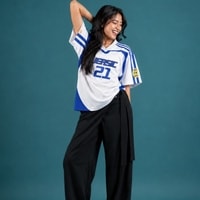 JERSIC - Jersey Basic Putih Number Series 21 Oversize Streetwear Dry Fit Unisex