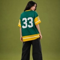 JERSIC - Jersey Basic Hijau Number Series 33 Unisex Oversize Streetwear Dry Fit