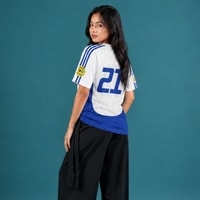 JERSIC - Jersey Basic Putih Number Series 21 Oversize Streetwear Dry Fit Unisex
