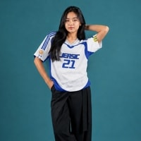 JERSIC - Jersey Basic Putih Number Series 21 Oversize Streetwear Dry Fit Unisex