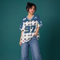 JERSIC - Jersey Basic Biru Tosca Number Series 37 Oversize Streetwear Dry Fit Unisex