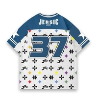 JERSIC - Jersey Basic Biru Tosca Number Series 37 Oversize Streetwear Dry Fit Unisex