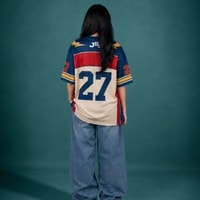 JERSIC - Jersey Basic Navy Merah Number Series 27 Oversize Streetwear Dry Fit Unisex