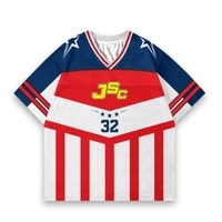 JERSIC - Jersey Basic Navy Merah Number Series 32 Oversize Streetwear Dry Fit Unisex