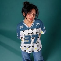 JERSIC - Jersey Basic Biru Tosca Number Series 37 Oversize Streetwear Dry Fit Unisex