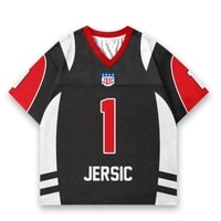 JERSIC - Jersey Basic Hitam Number Series 1 Oversize Streetwear Dry Fit Unisex